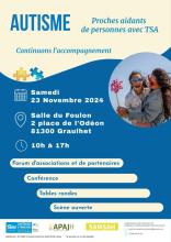 Autisme : Continuons l'accompagnement !